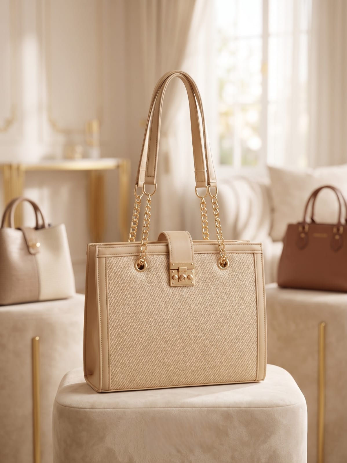 Faux Leather Handbag