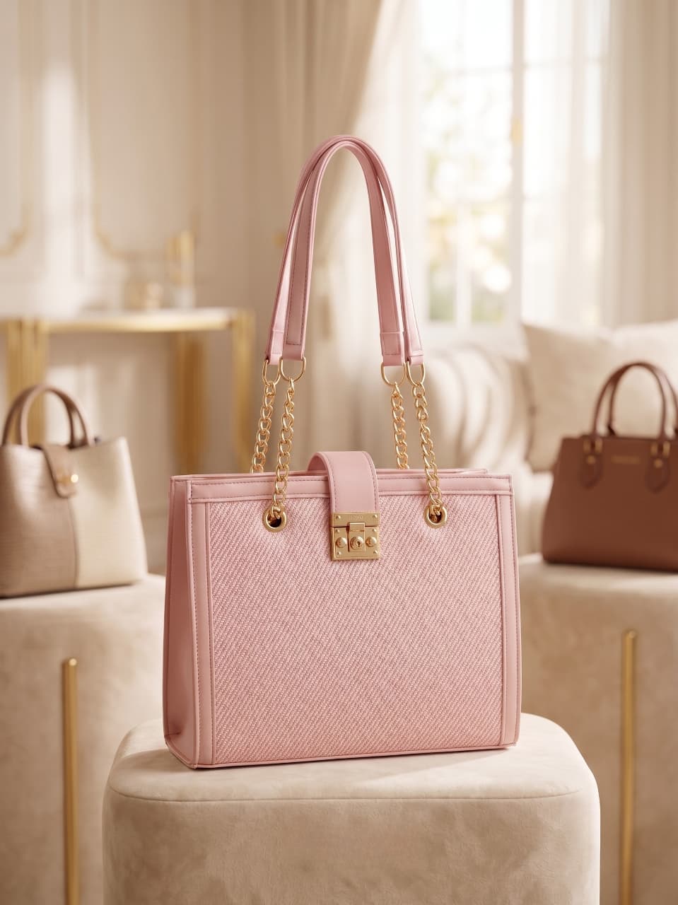 Faux Leather Handbag