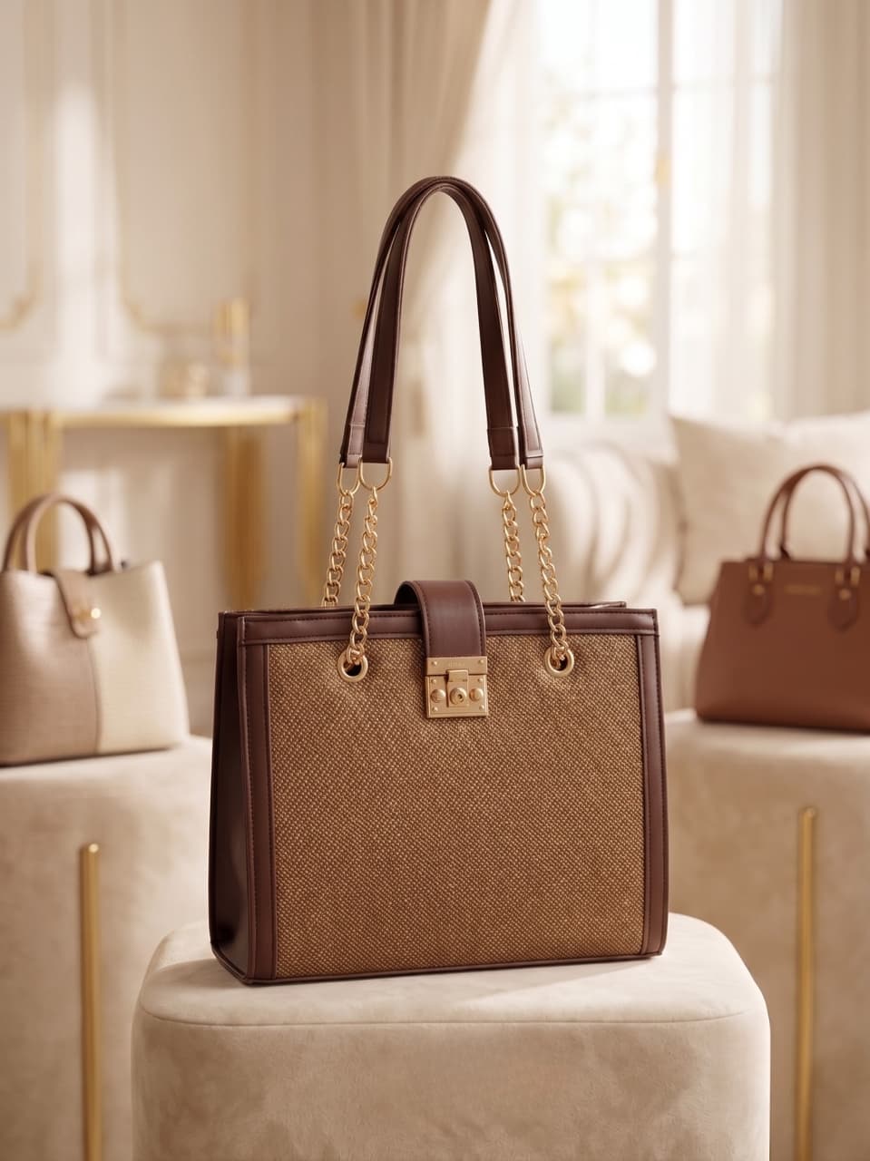 Faux Leather Handbag
