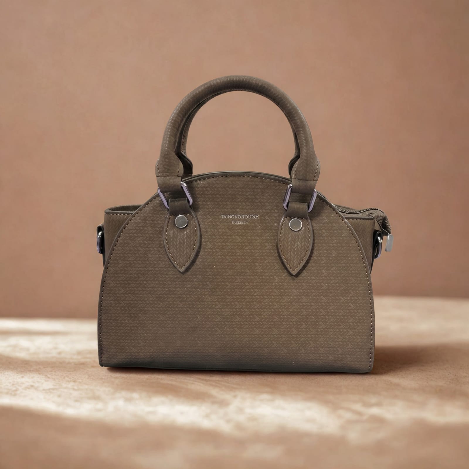 Brown Monogram Satchel Handbag